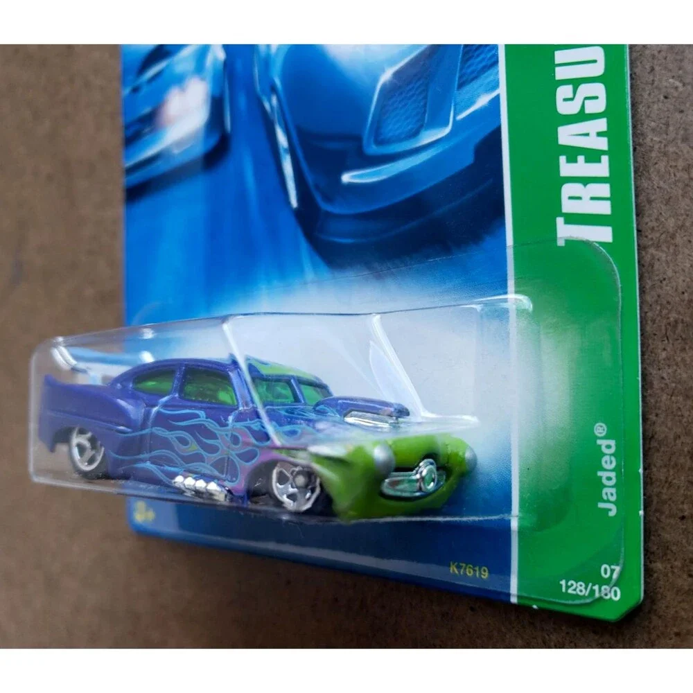 Hot Wheels JADED Spectraflame Blue #128 2007 TREASURE HUNTS Series #8/12 5SP MOC